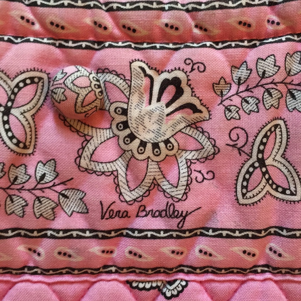 Vintage Vera Bradley pink tote - Picture 3 of 11